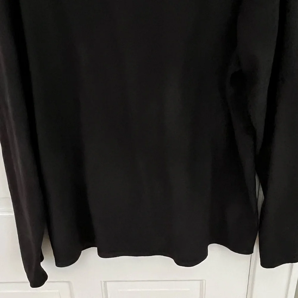 The North Face TNF Black Lightweight Fleece 1/4 Zip Pullover Outdoor Mens XL